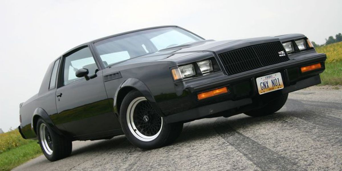 A Black 1987 Buick GNX