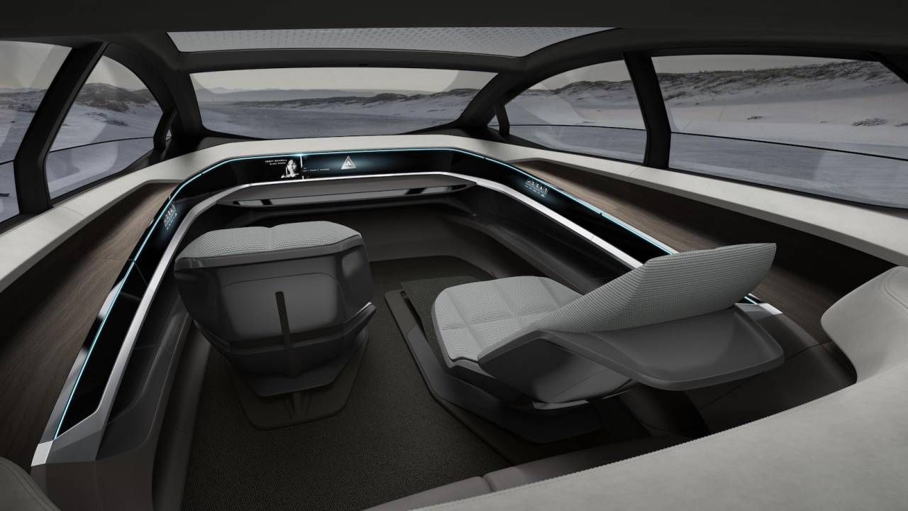 The Interior Of Audi A9 e-Tron Interior