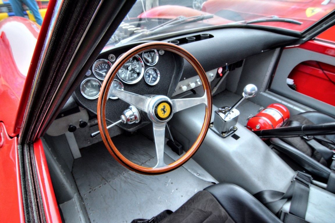 An Image Of Ferrari 250 GTO's Interior