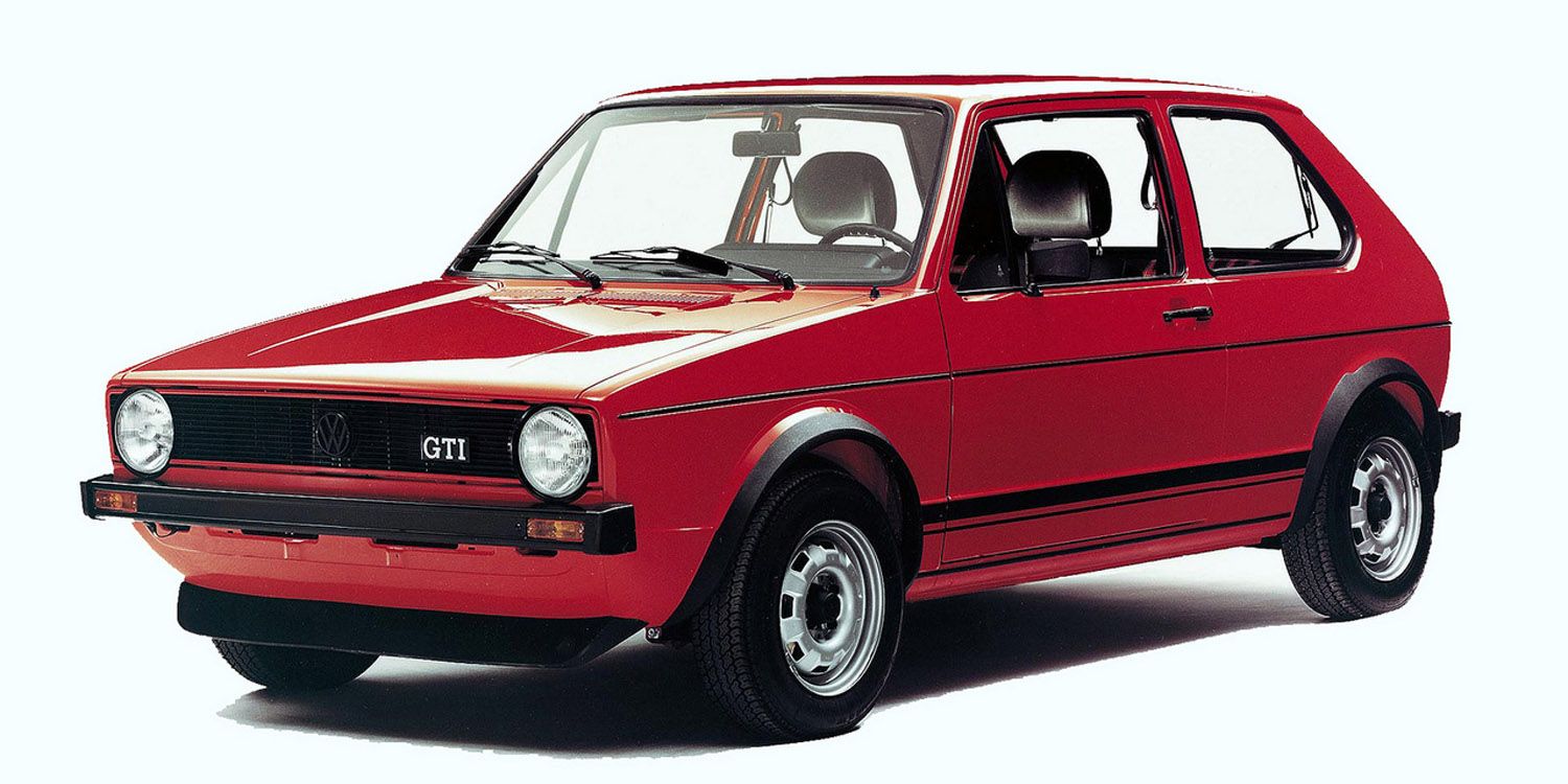 The front of the Mk1 Golf GTI
