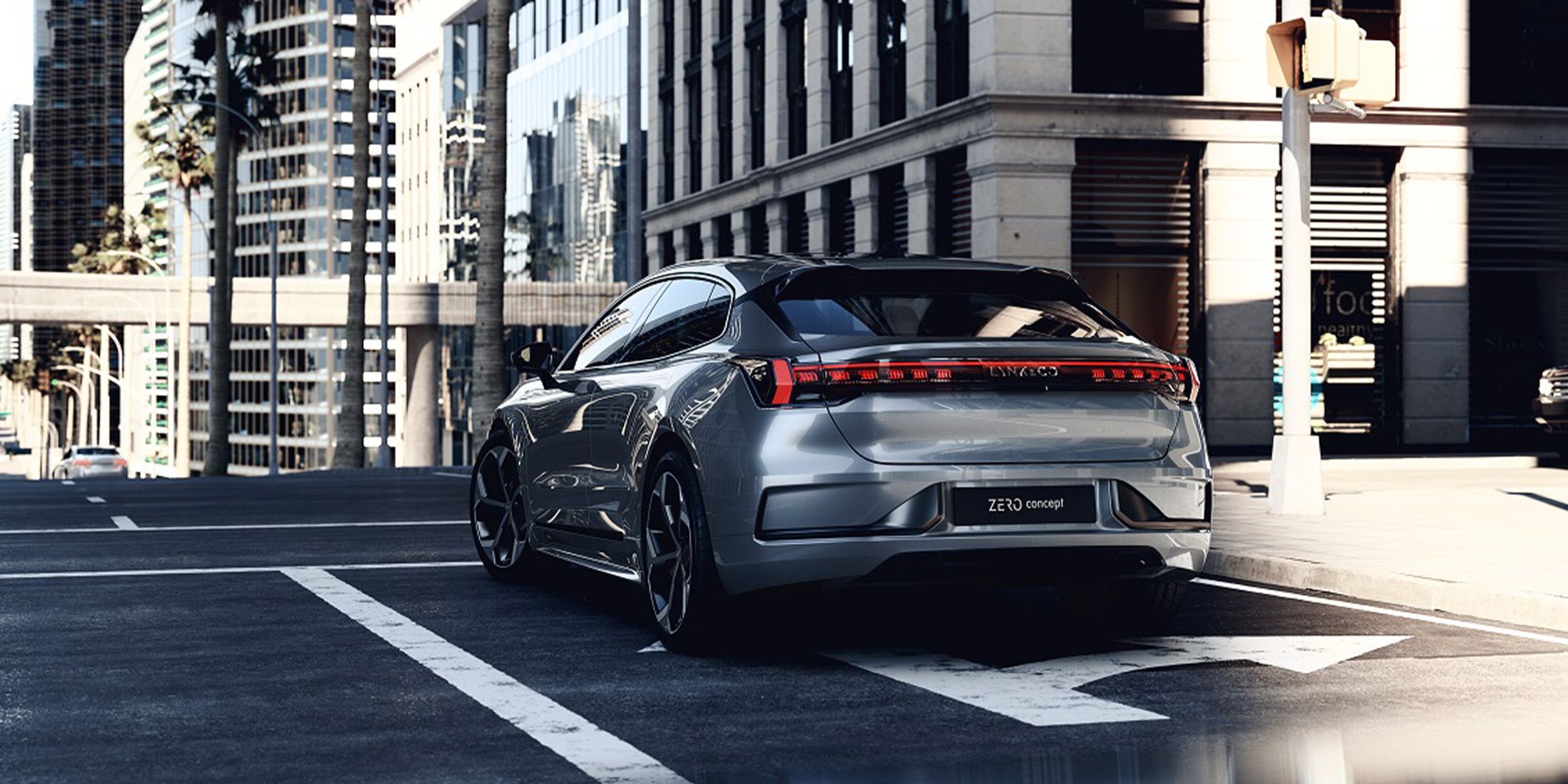 The rear of the Lynk & Co Zero Concept