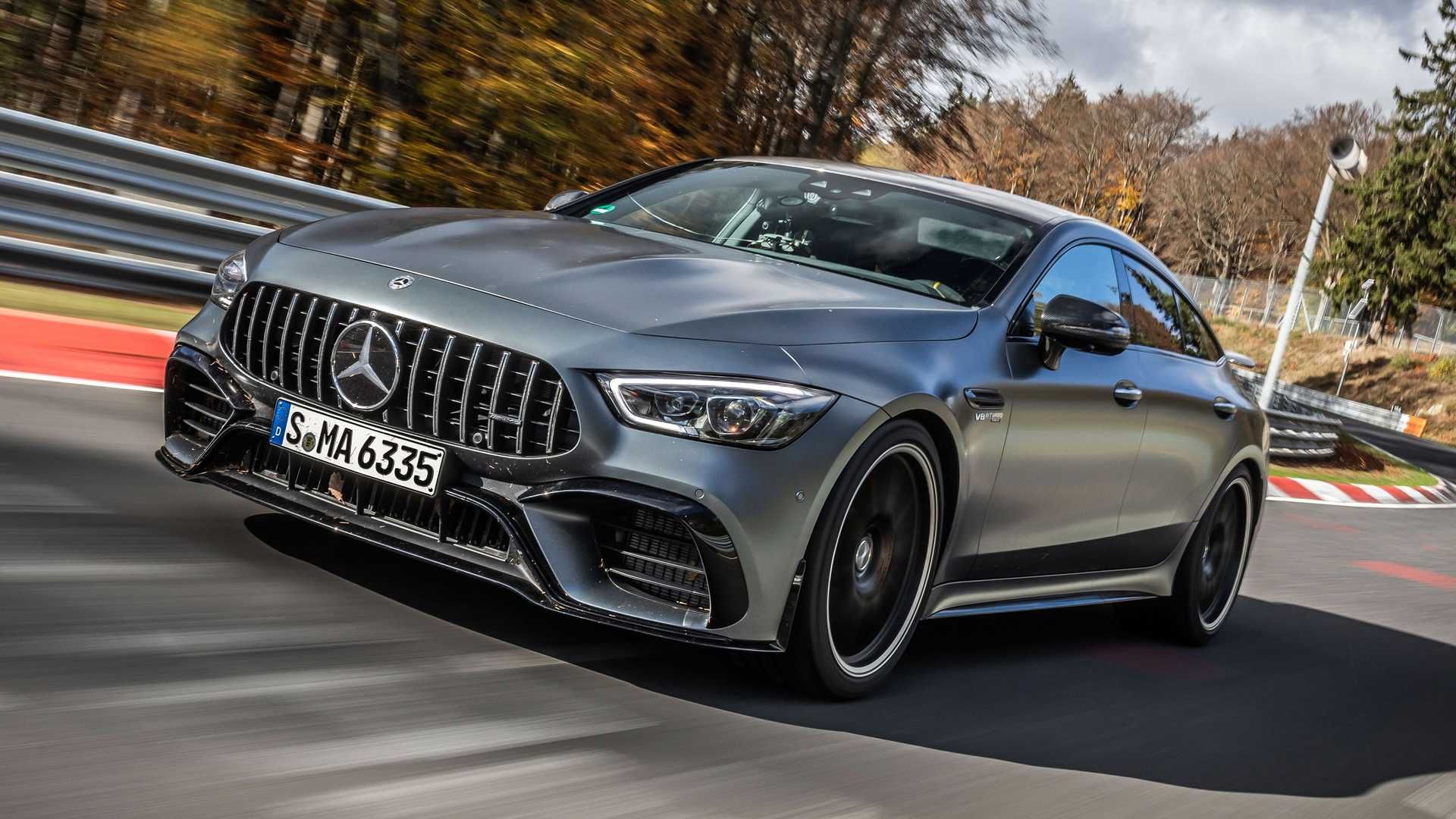 Mercedes AMG GT63s Nurburgring nordeschleife lap record front end