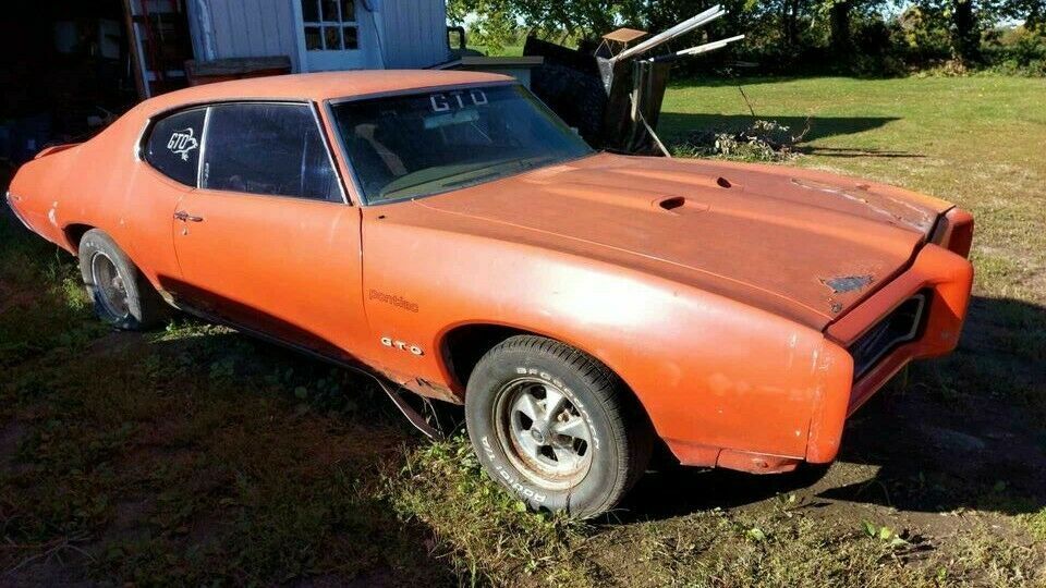 1969 Pontiac GTO Barn Find Emerges After Collecting Dust Since 1982