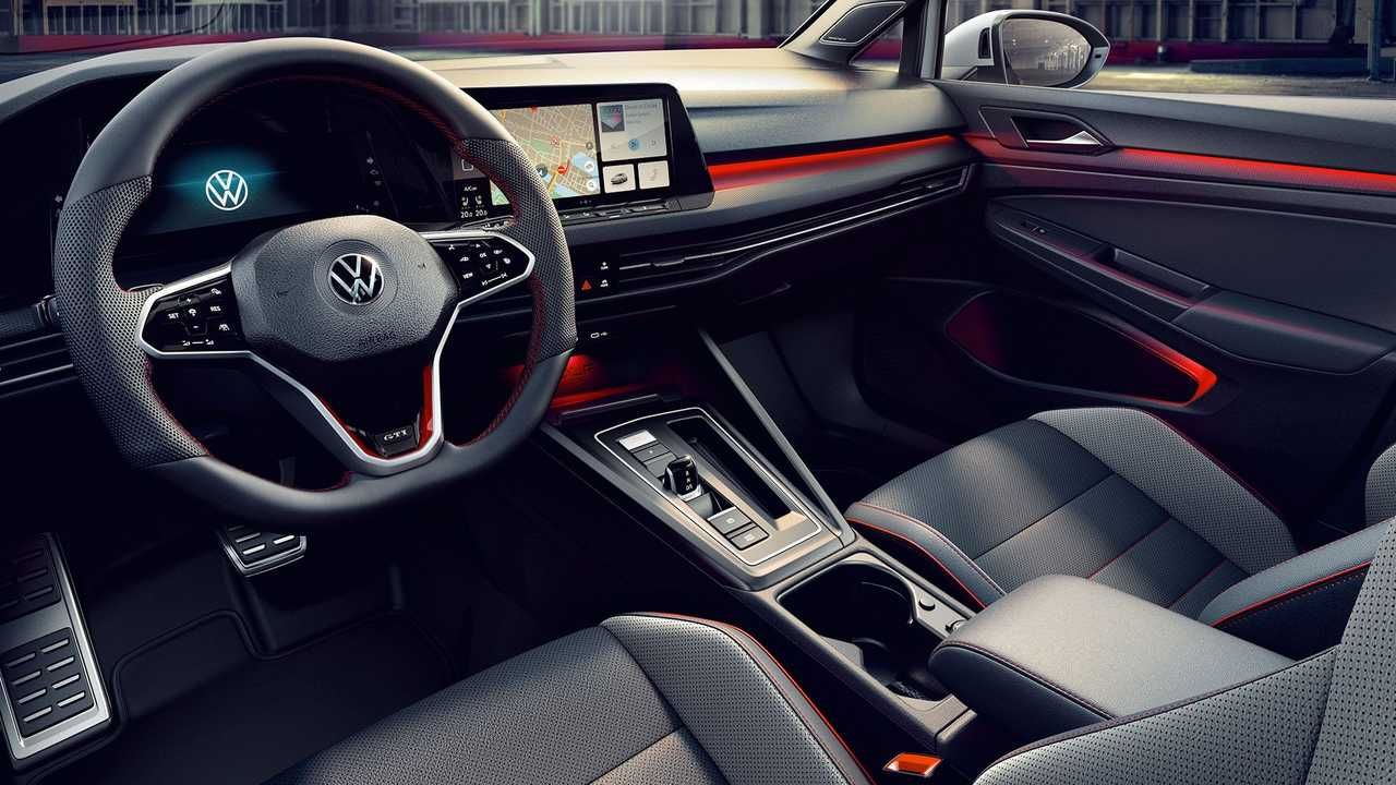 Interior del VW Golf 8 GTI Clubsport 2021