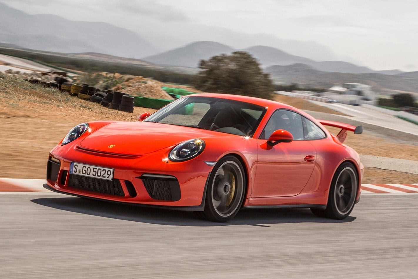 Orange 2017 Porsche 991.2 GT3 - Front Left