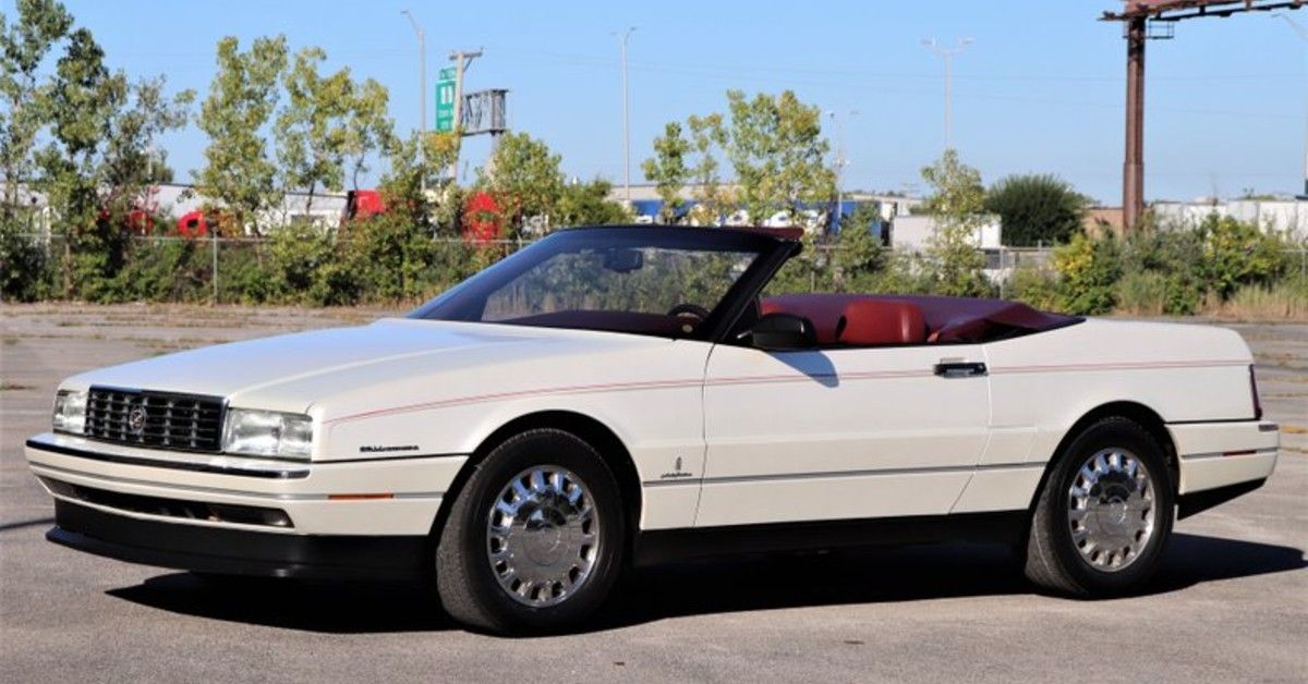 A 1993 Cadillac Allante, the same car that singer Tom Petty owned.