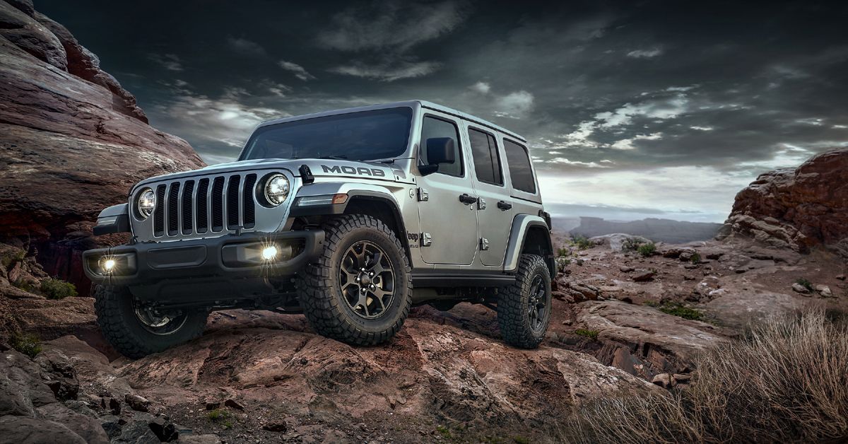 The Jeep Wrangler Moab Is Built On The Saharas Variant With 32-Inch Off-Roading Tires Fitted On 17-Inch Wheels In Black Aluminum