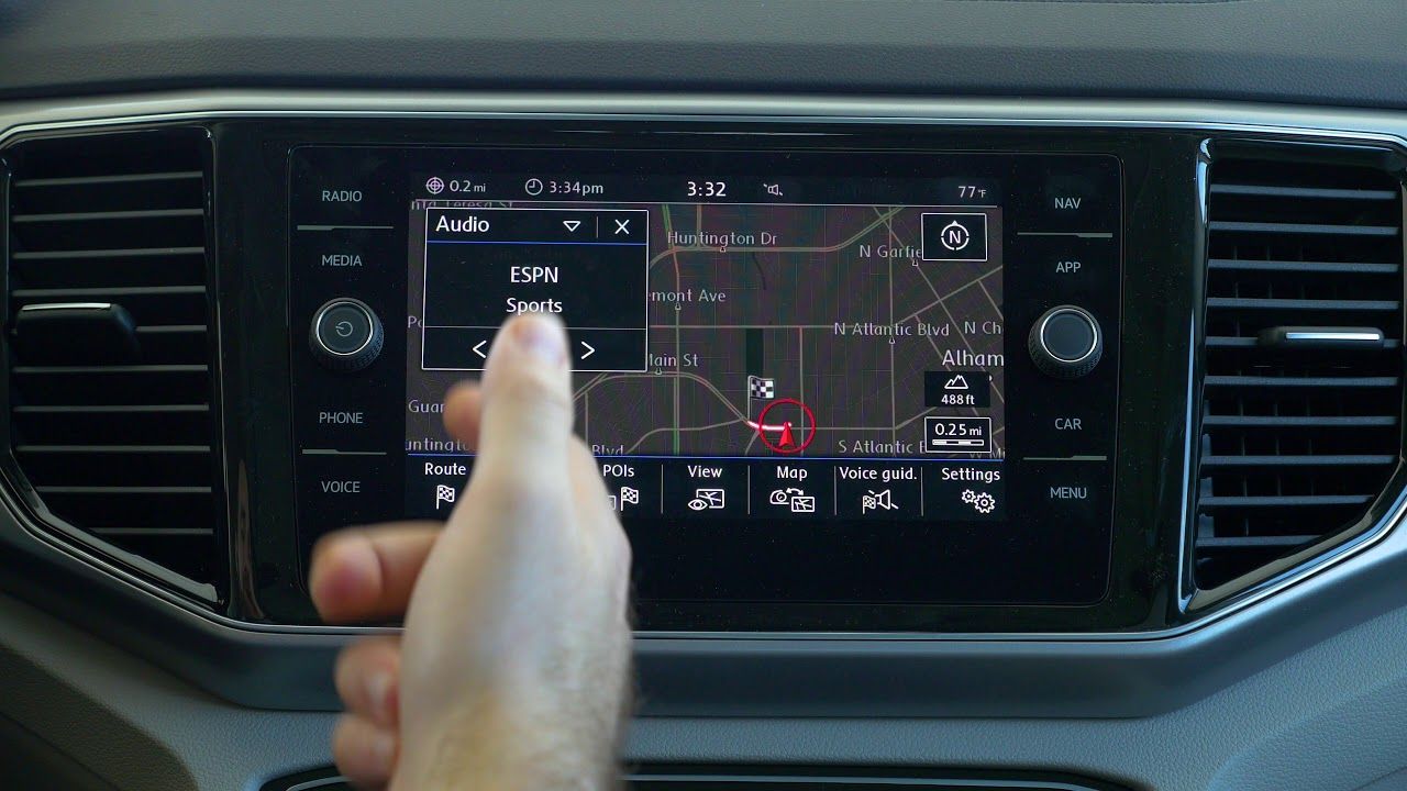 VW Atlas Navigation