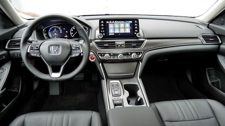 Wide View Of Honda Accord's Interior