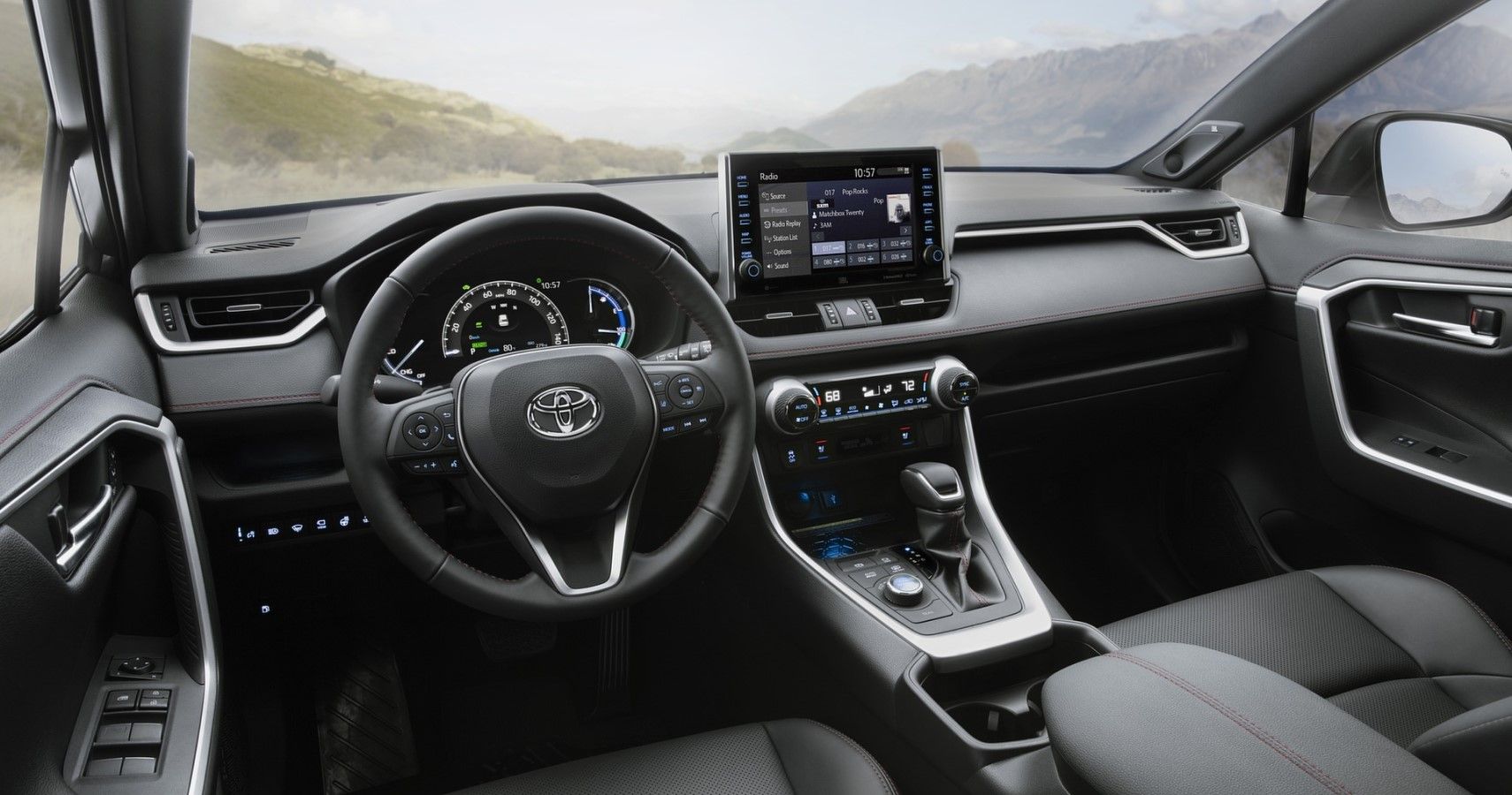 2021 Toyota RAV4 Prime interior layout