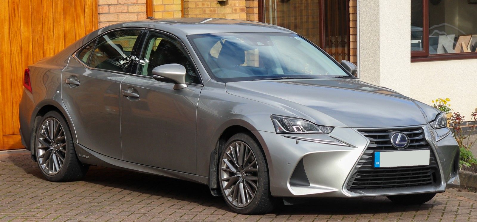 An Image Of A Silver Lexus IS 300