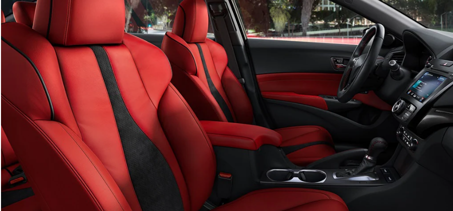 Acura ILX Interior in Red and Black