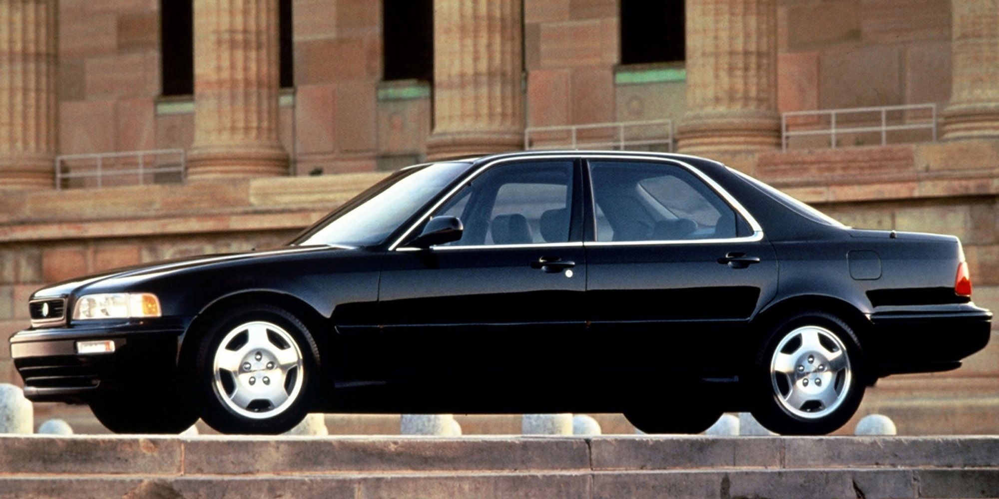 The side profile of the first generation Acura Legend