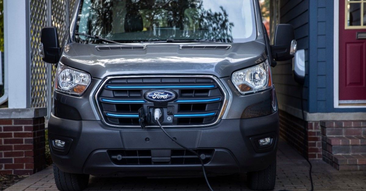 Ford e-transit charging tech