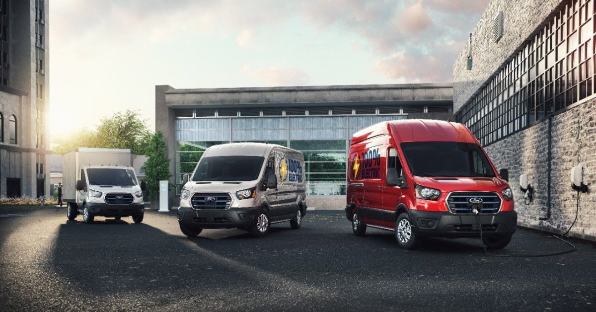 Ford e-transit trims and body styles