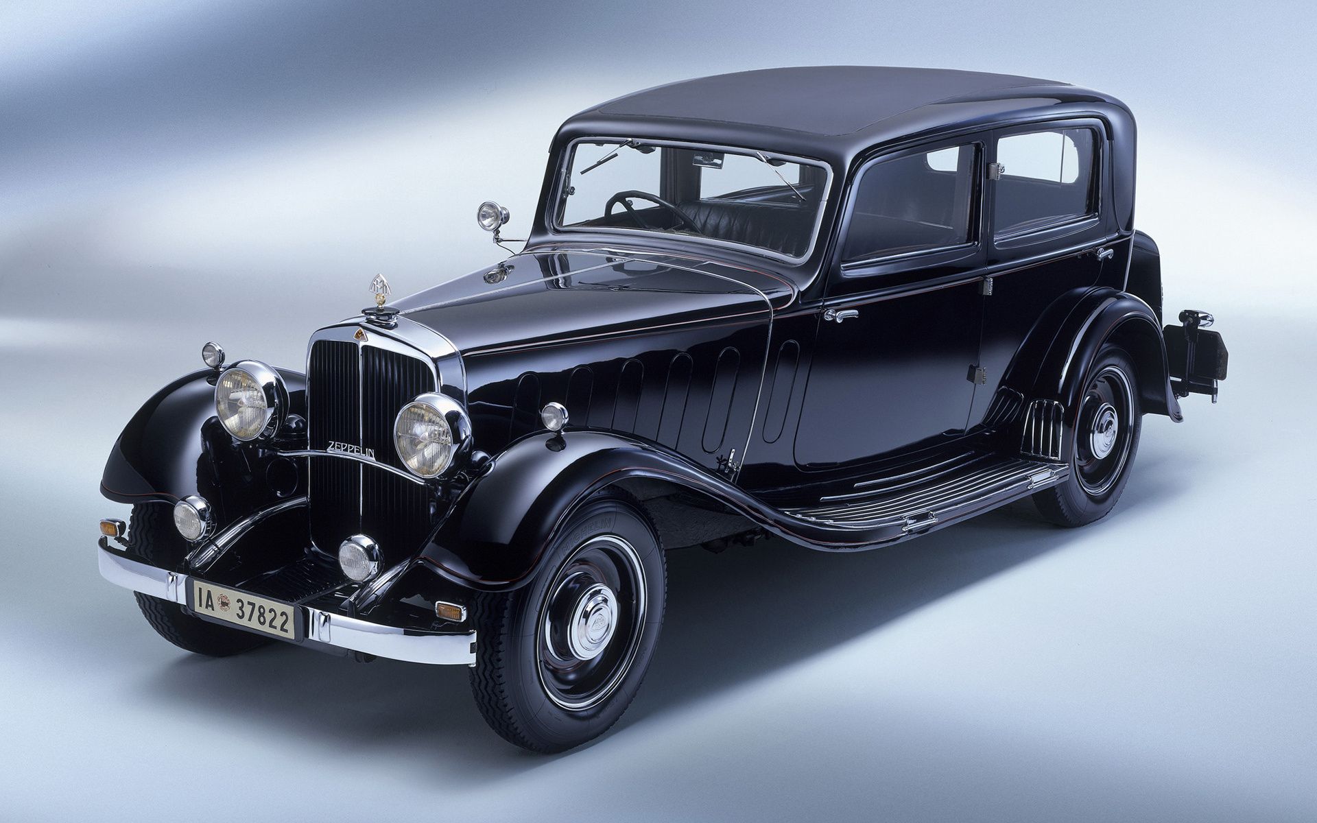 A Black 1928 Mercedes-Maybach