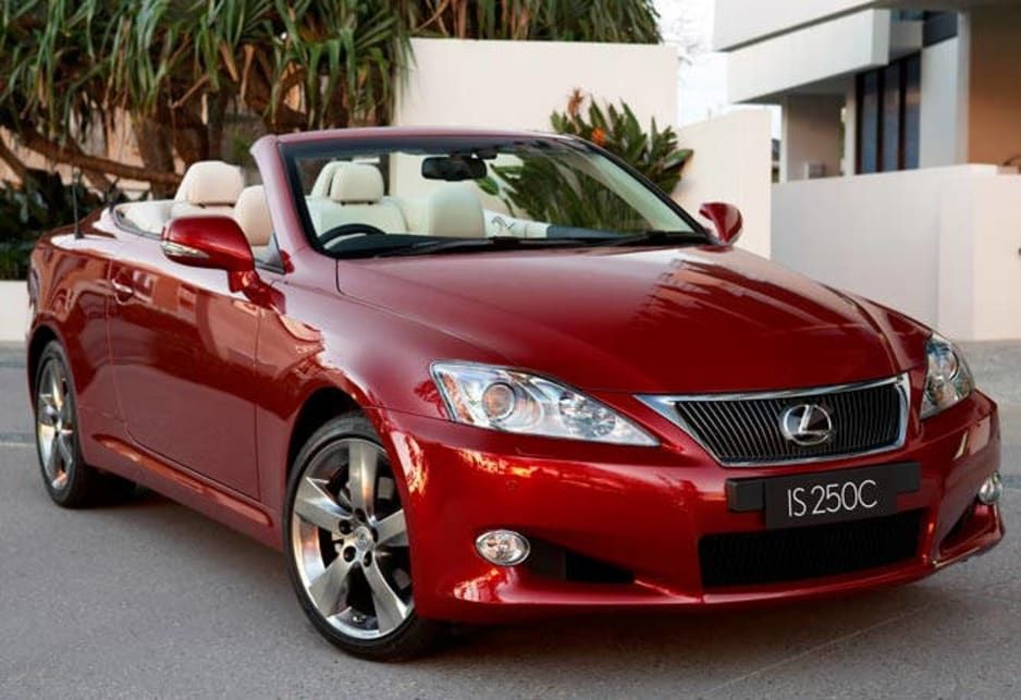 A Red Lexus IS 350