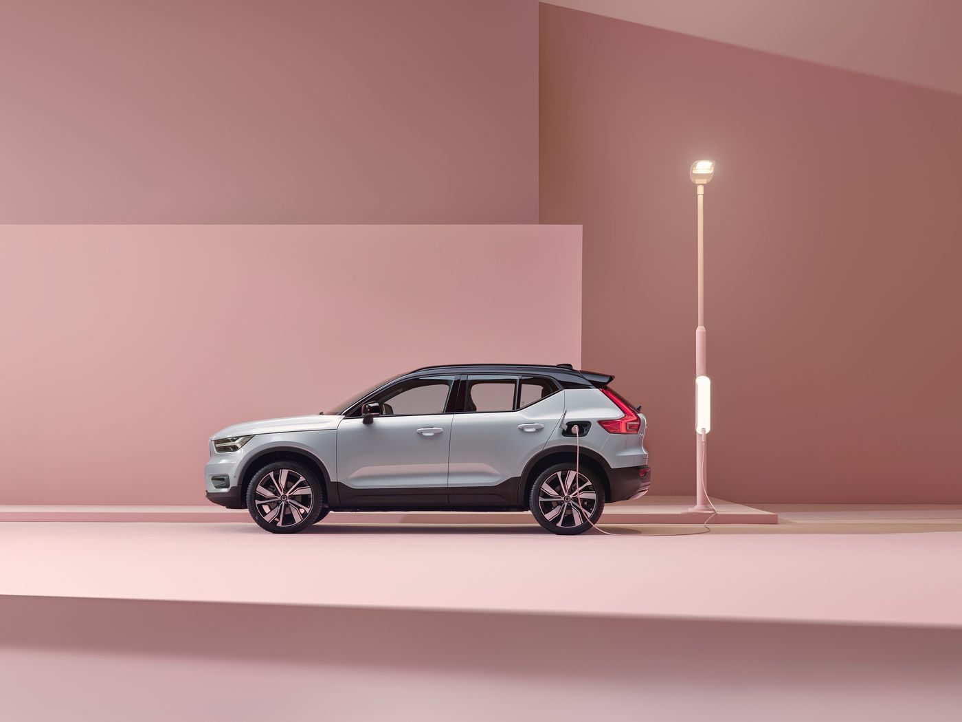 A Volvo XC40 Getting Charged