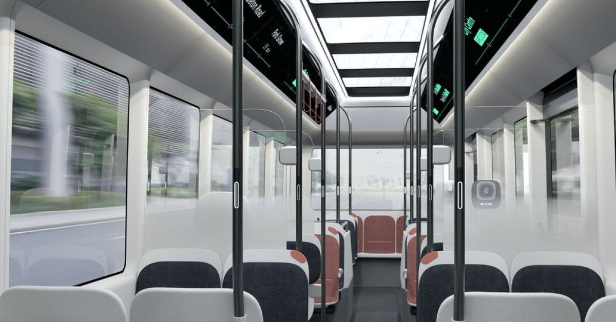 Arrival Bus interior is modular and spacious