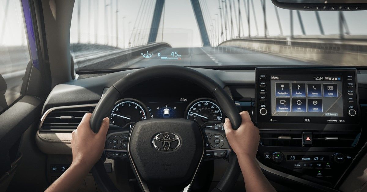 2021 Toyota Camry Hybrid cockpit view