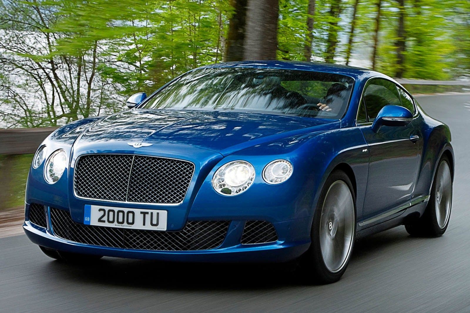Blue Continental GT Speed Coupe