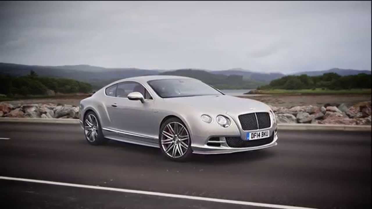 Continental GT Speed Coupe racing down road
