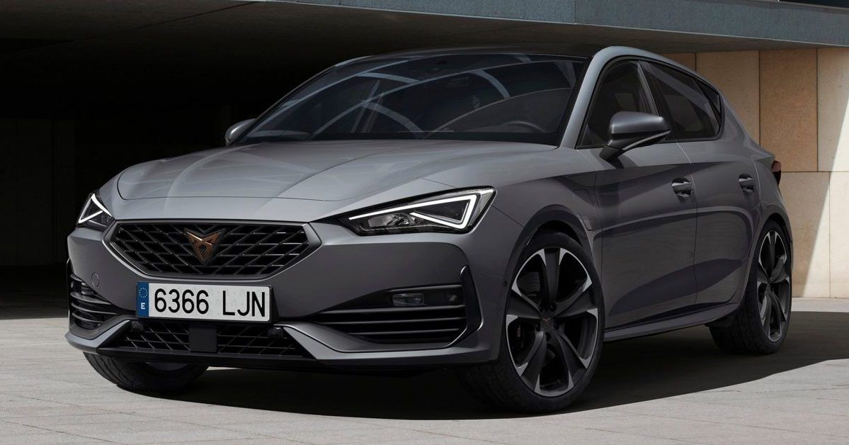 The front of the new Cupra Leon
