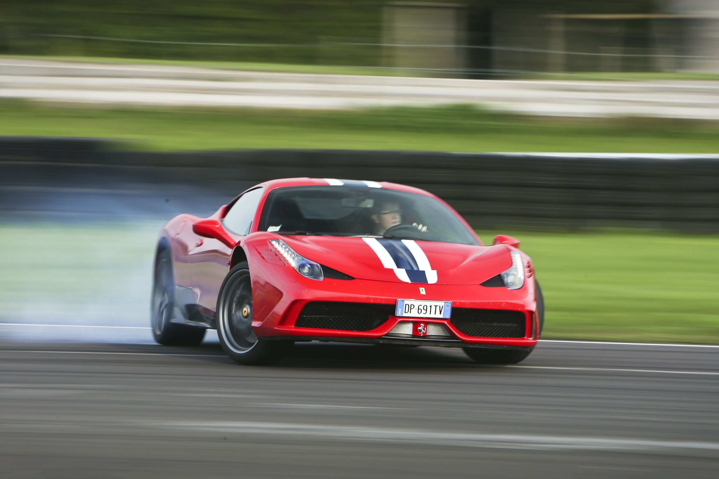 A 458 Speciale drifting.