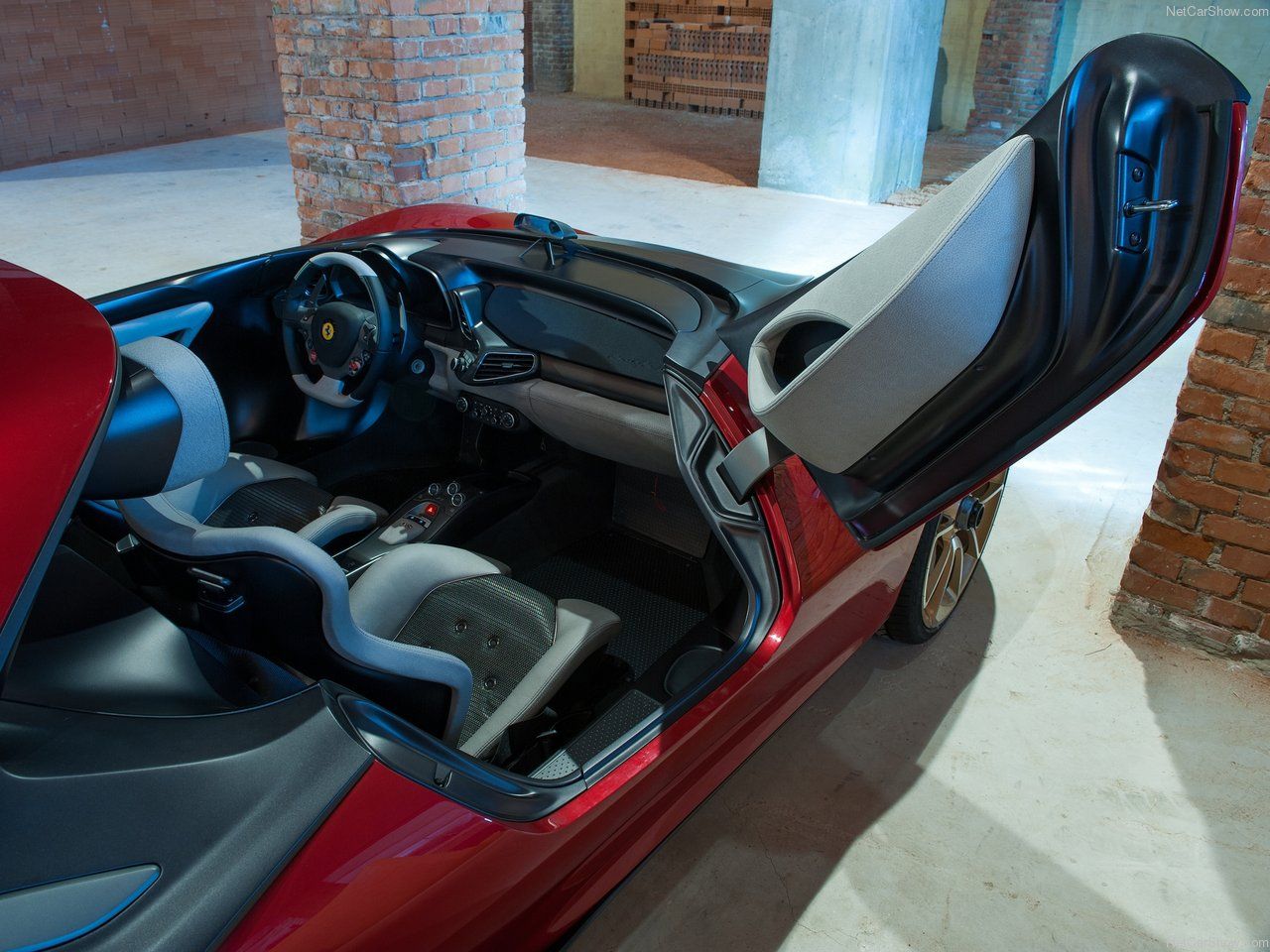 Premium stitched Ferrari-Sergio Super Roadster Interior