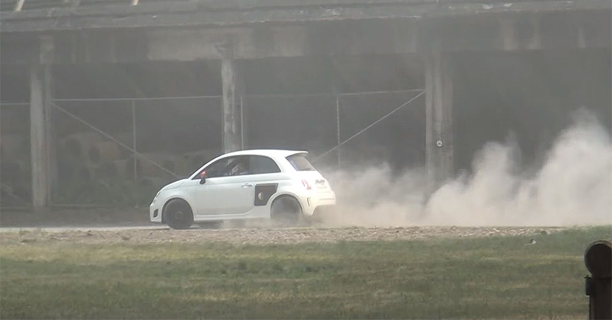 To Handle All That Nutty Power, The Fiat Abarth 500 Motore Centrale R230 Stradale Now Rides On A Beefier Bilstein Suspension And Has Better Brakes As Well