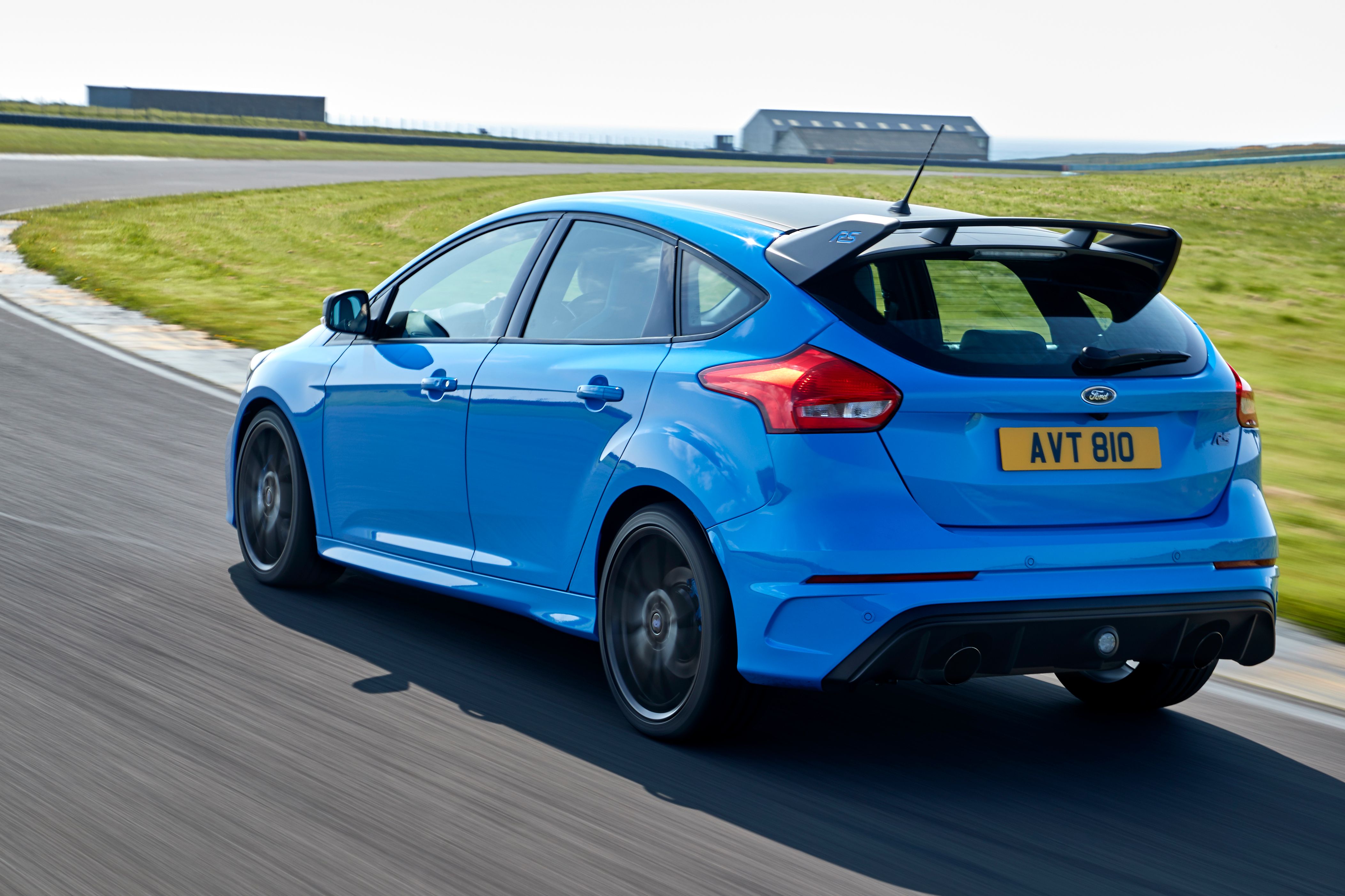 A Focus RS on a track.