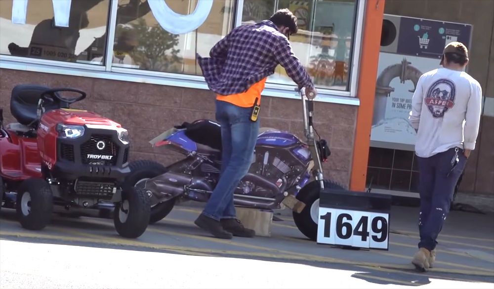 Homemade motorcycle going for $1649 at Home Depot