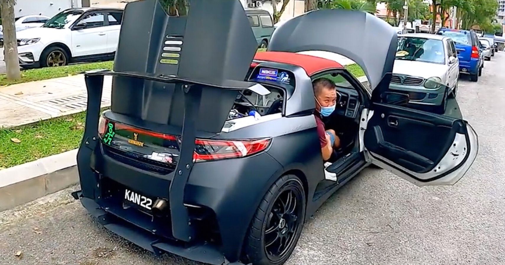 Heavily Modified Honda S660 With Superbike Exhaust Is The Sickest Kei Car Ever
