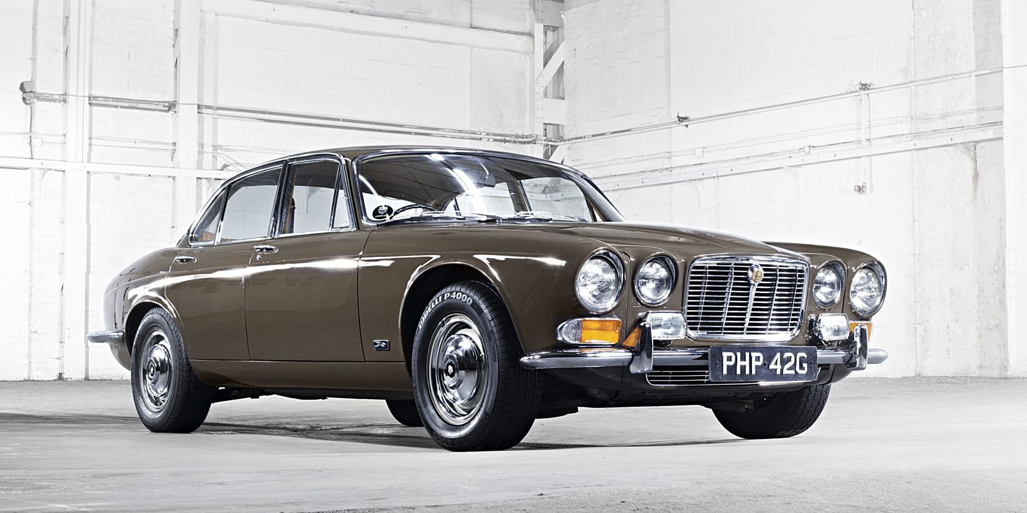 The front of the Series I Jaguar XJ6