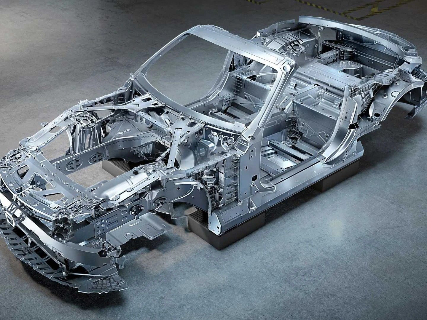 An Image Of Mercedes-AMG SL's Chassis