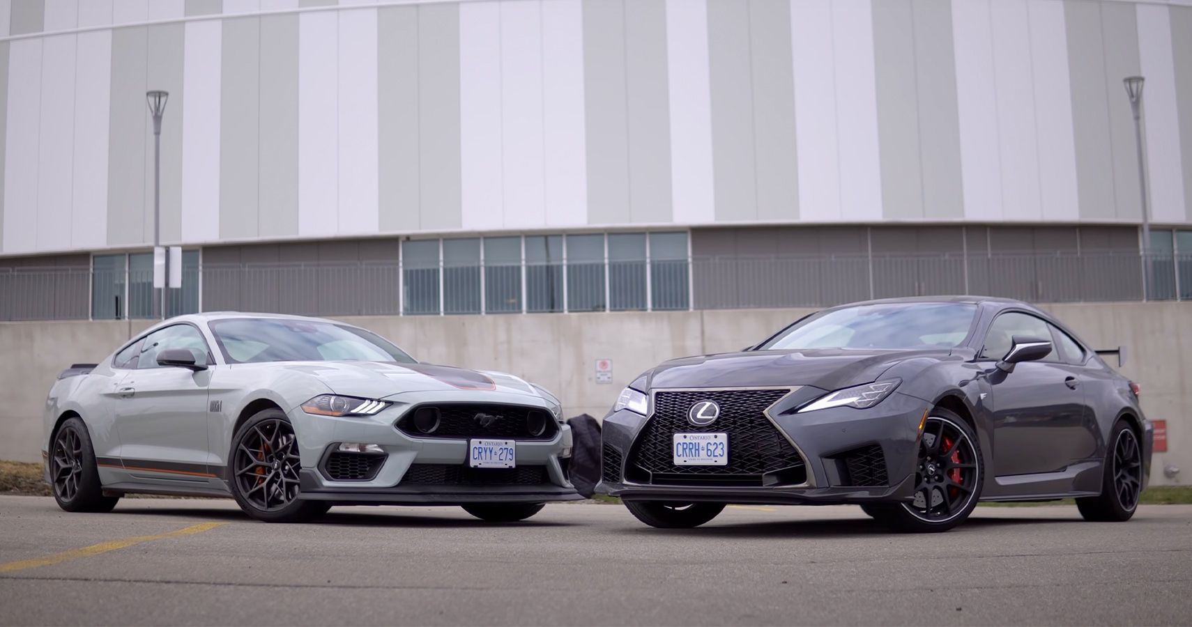 Mustang Mach 1 Vs Lexus RCF Track Edition