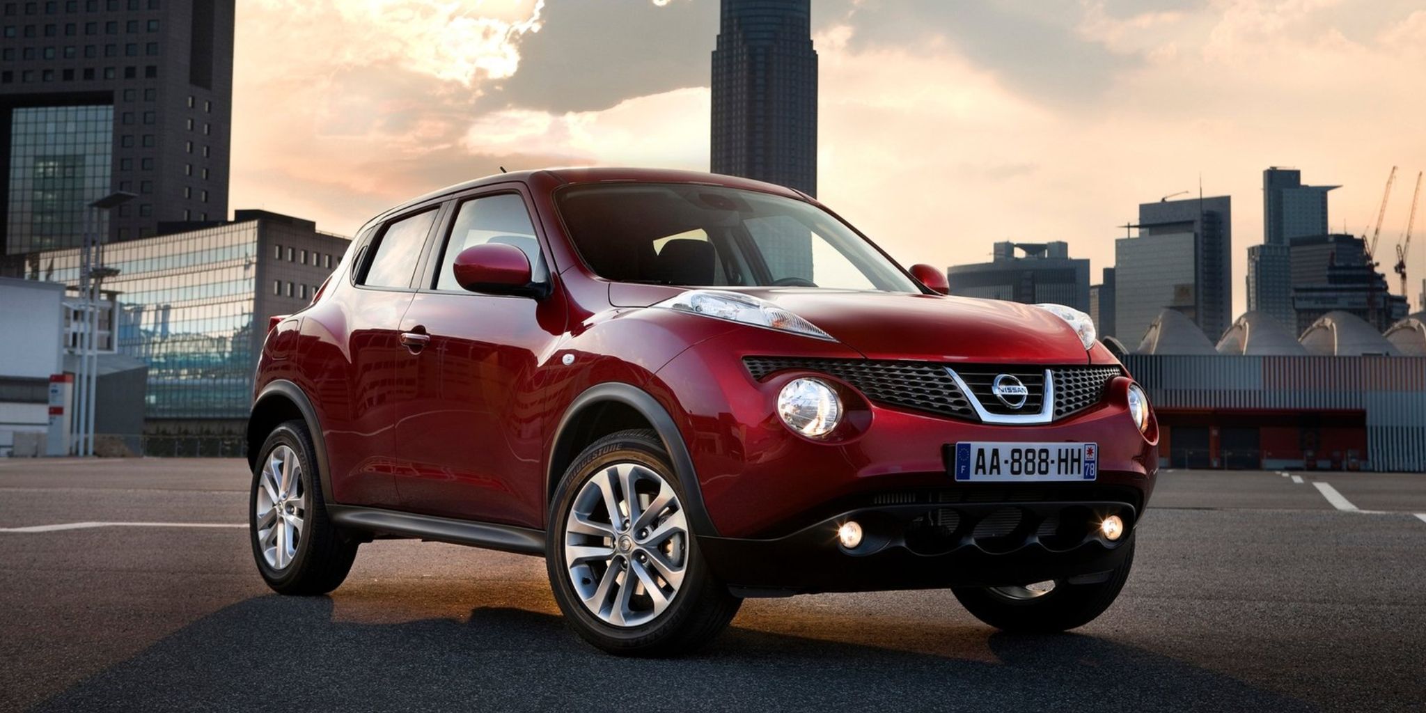 The front of the first generation Juke