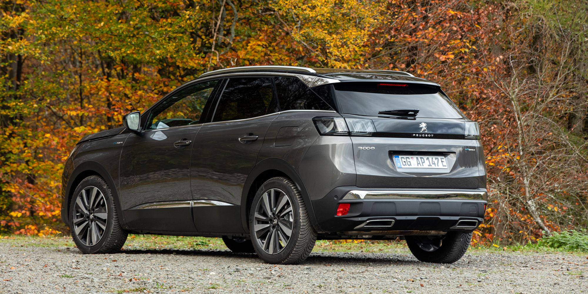 The rear of the Peugeot 3008