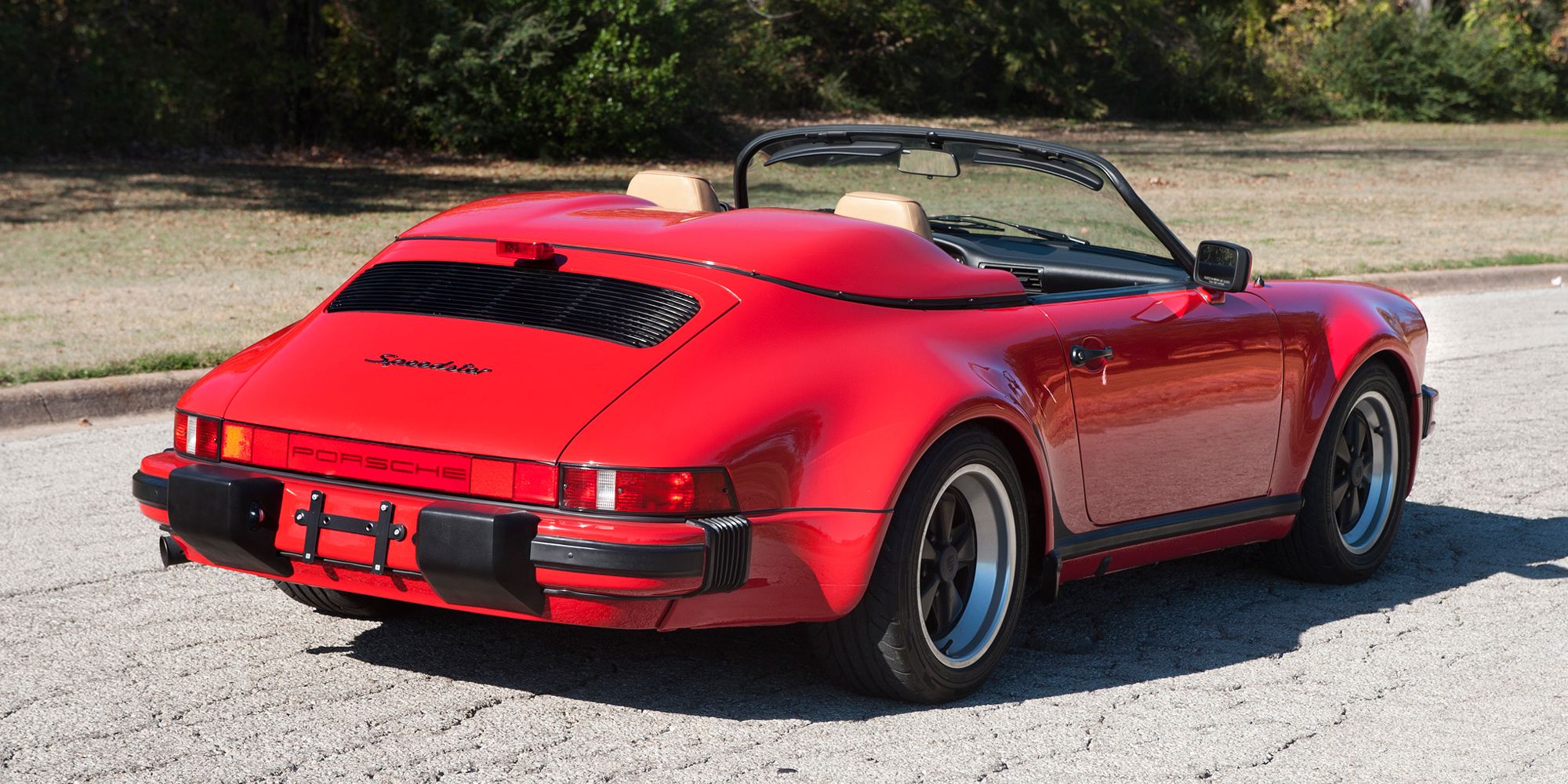 Rear 3/4 view of the 930 Speedster
