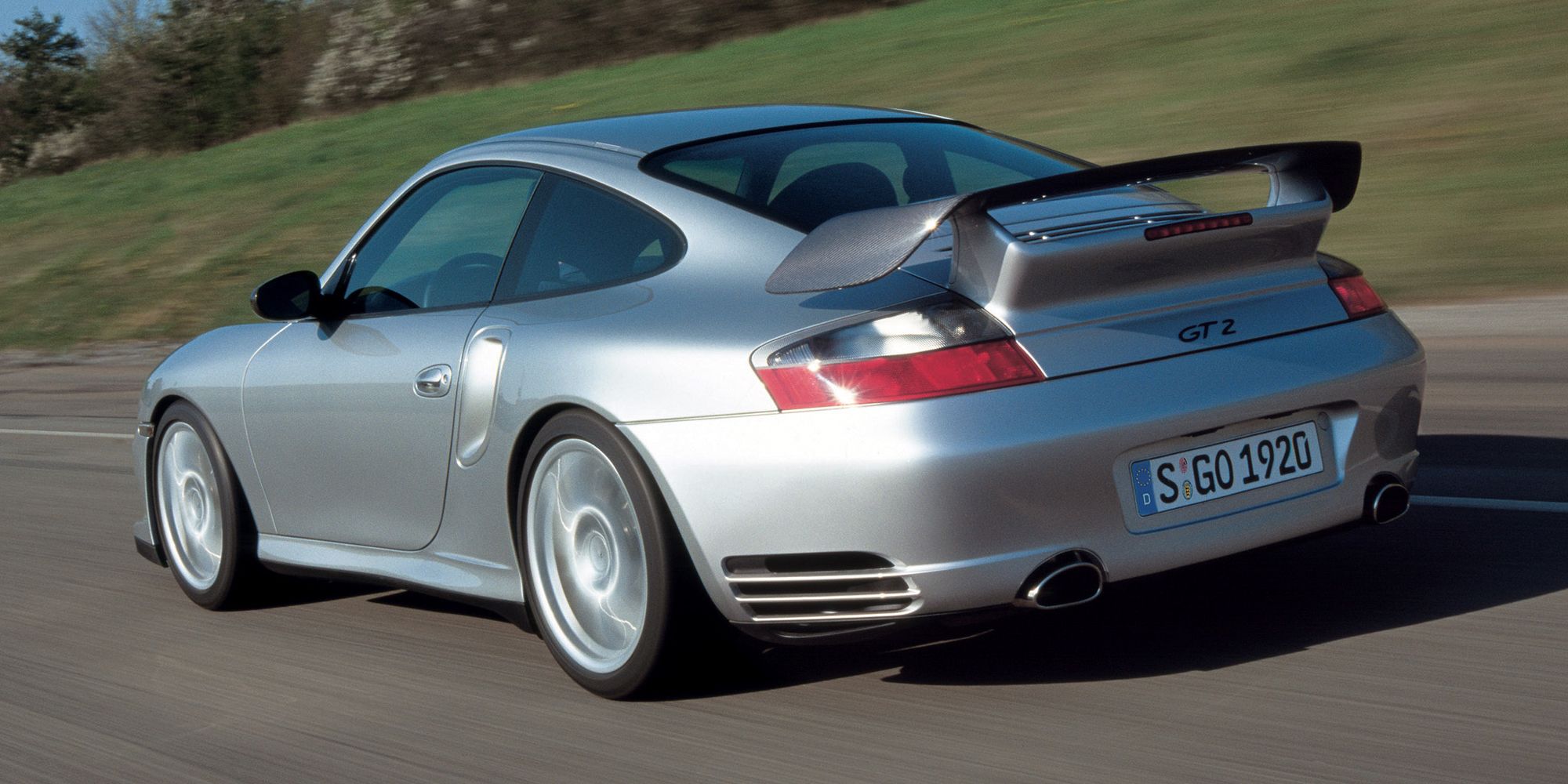 The rear of the 996 GT2