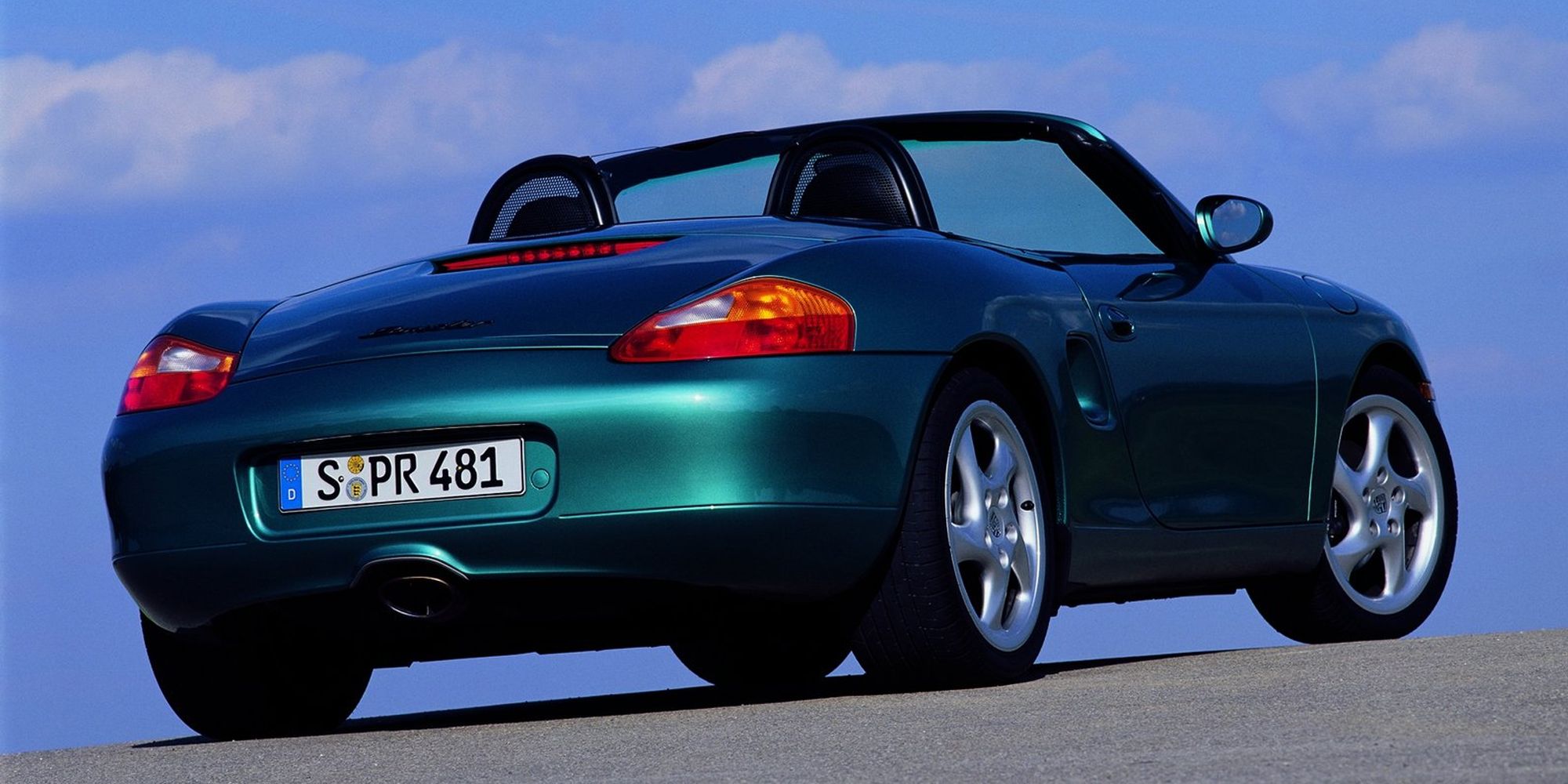 The rear of the original Boxster