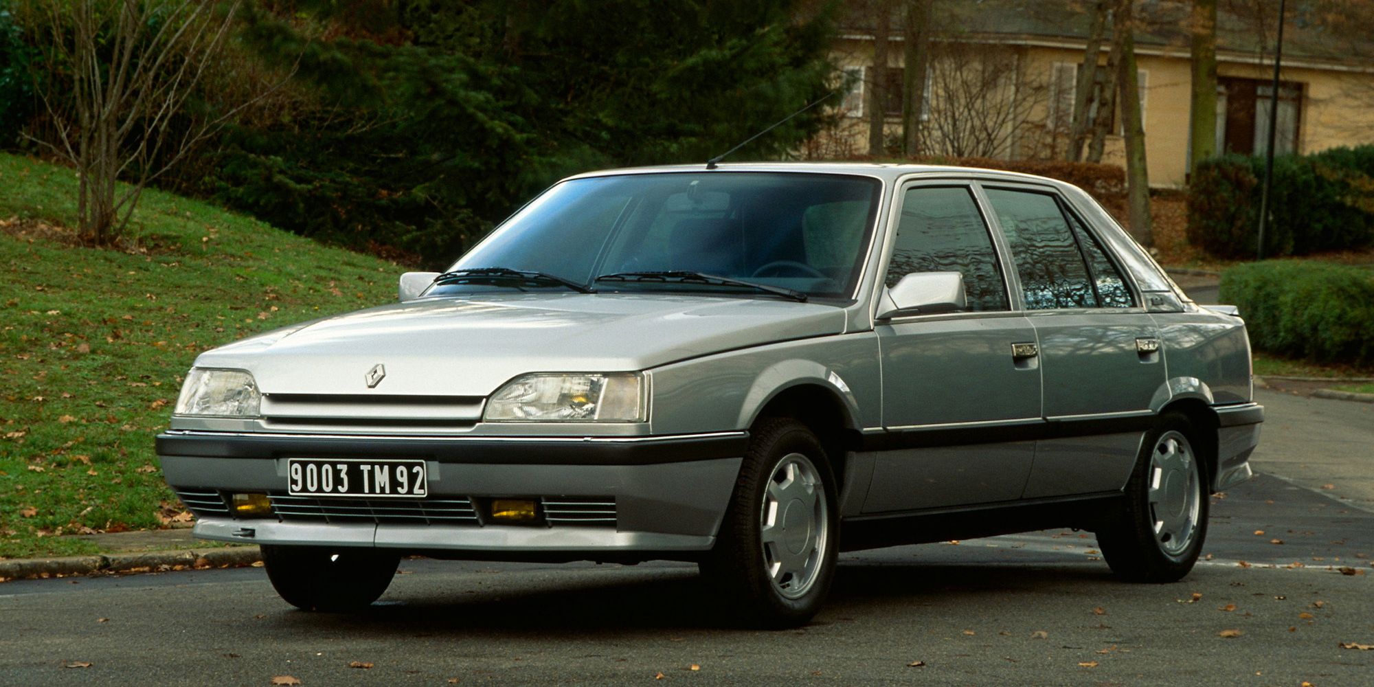 A late model Renault 25 in silver