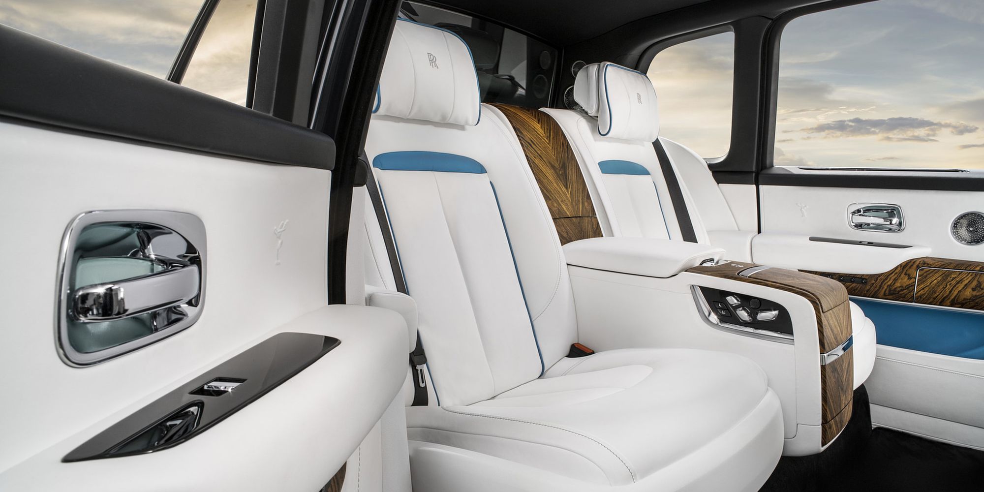 The rear seats in the Cullinan