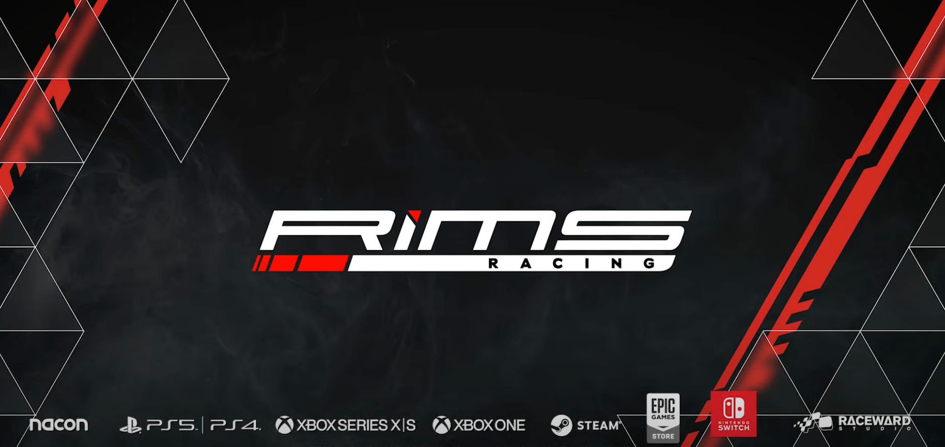 A screenshot from the end of the RiMS Racing trailer.