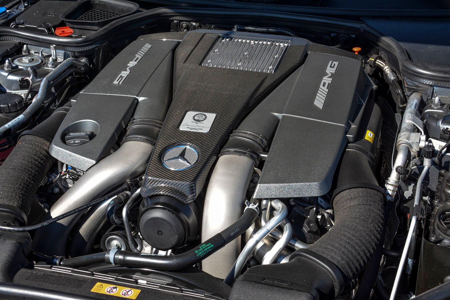 An Image Of Mercedes-AMG SL's Engine