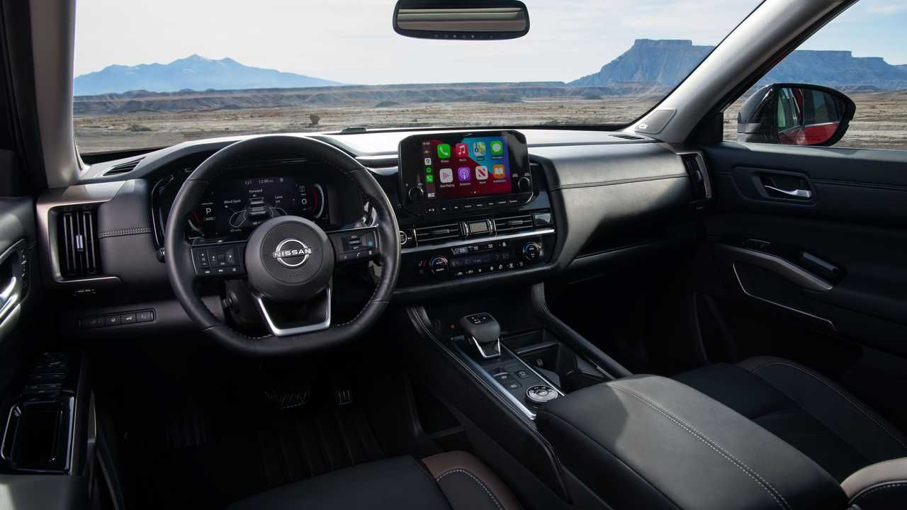 An Image Of The 2022 Nissan Pathfinder's Interior