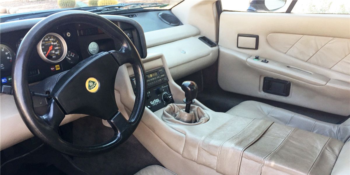 Inside The 1989 Lotus Esprit Car
