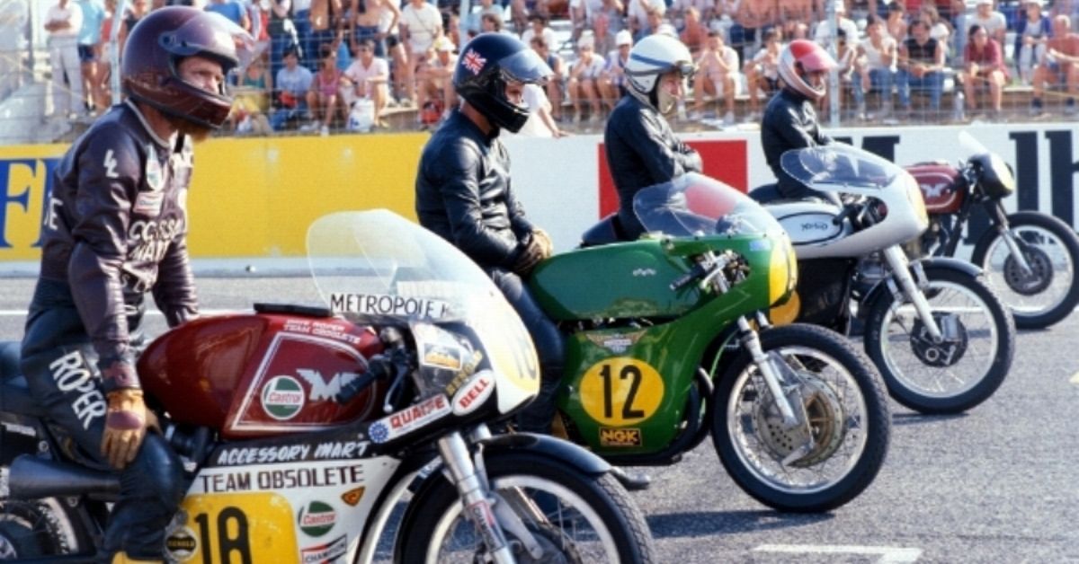 The Motorcycle man on the grid in France