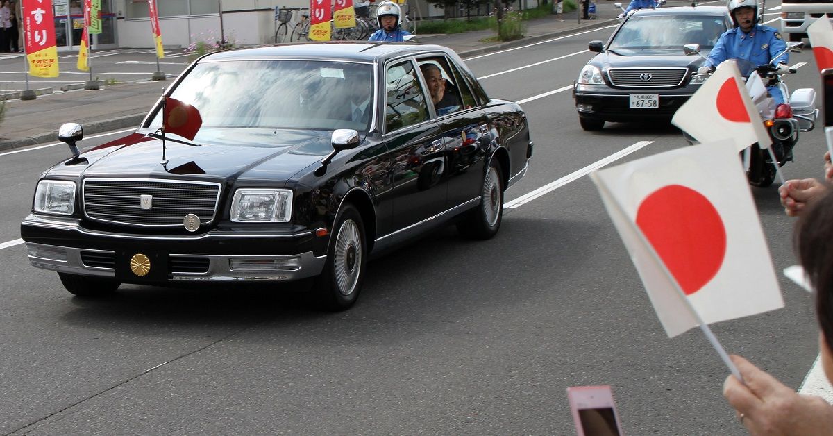 Japanese Emperor In A Toyota Century