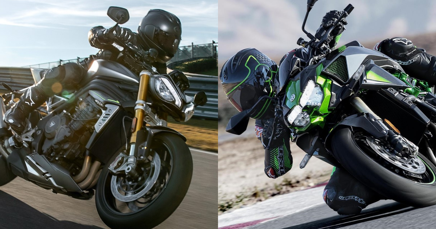 Triumph Speed Triple 1200 RS has a very fierce green monster to take care of